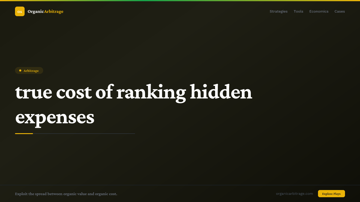 true cost of ranking hidden expenses